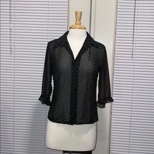 Old Navy Sheer Blouse Size S